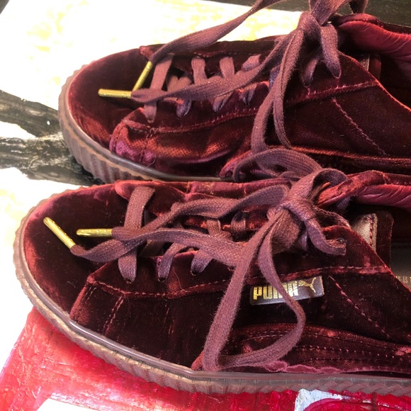 Fenty / Puma Creepers / Size 10 / Burgandy - Picture 9 of 14